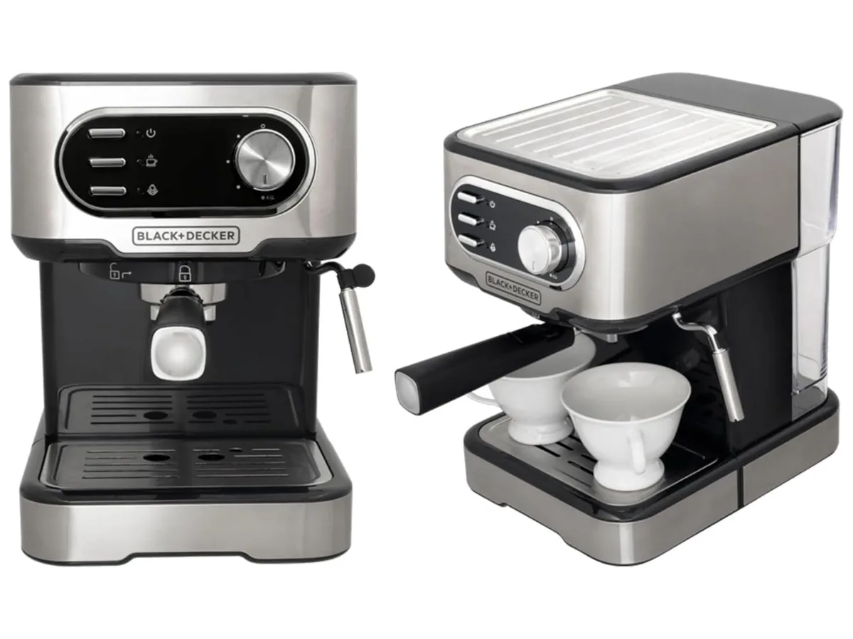 Cafeteira Expresso Cafeteira Elétrica Black+Decker Gourmand Gris