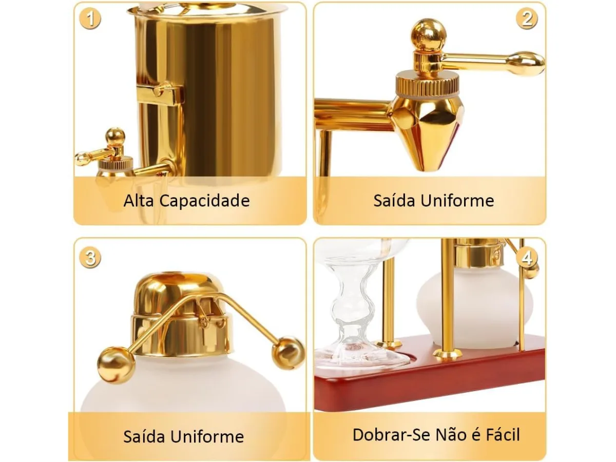 Cafeteira de Sifão Belga.