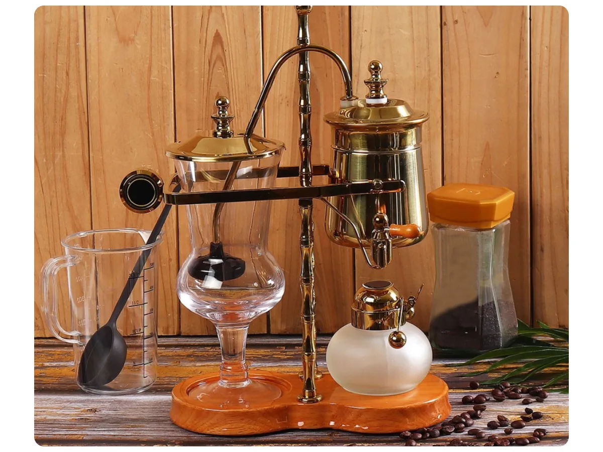 Cafeteira de Sifão Belga.