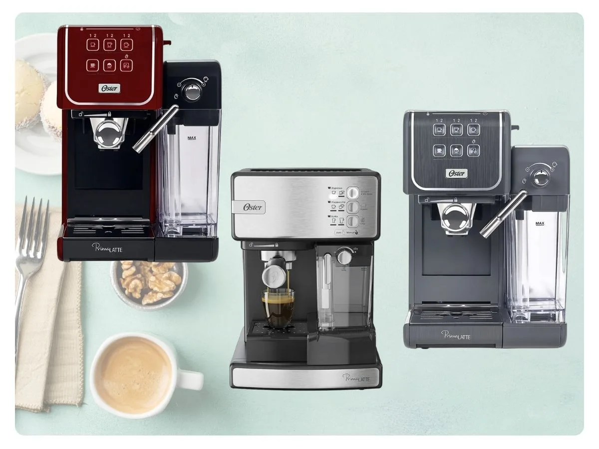 Modelos de cafeteiras Oster PrimaLatte - Blog Grão em Casa