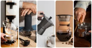 5 dos vários métodos de preparo de café - Grão em casa